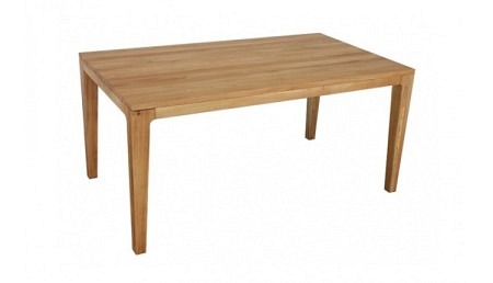L Table en bois 160 x 90 cm YUKON, chêne sauvage, extensible de 95 cm