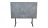 I HPL Table de jardin 80 x 130 cm en 2 couleurs gris foncé avec structure (Bluestone)